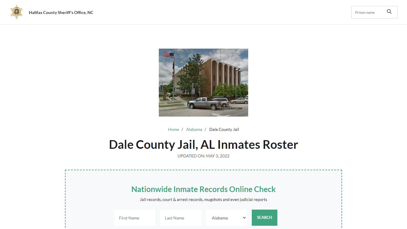 Dale County Jail , AL Inmates Roster - Halifax County Sheriff's Office, NC